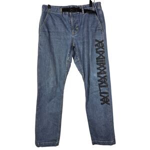 ANIMALIA BORN IN JAPAN WISHBONES INC MEN'S JEANS JAPANESE STREETWEAR SIZE L (32)